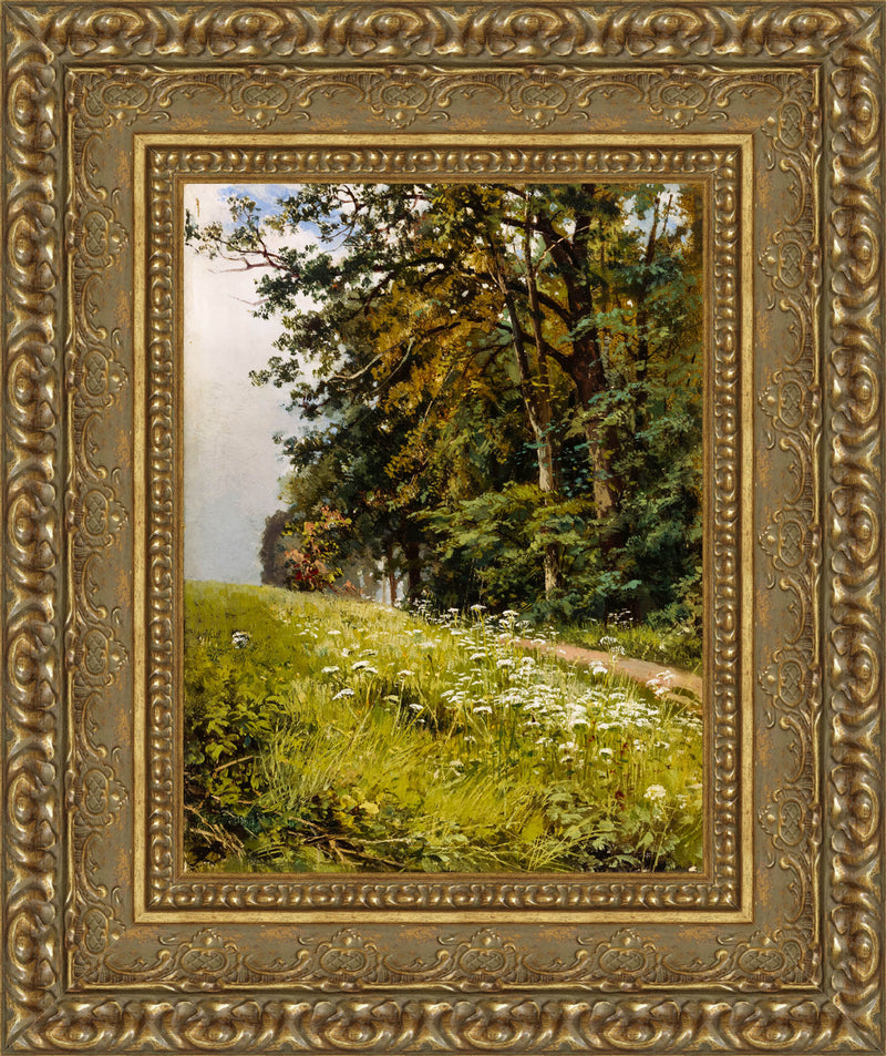 Woodland Edge with Wildflowers – Ivan Shishkin, c. 1884