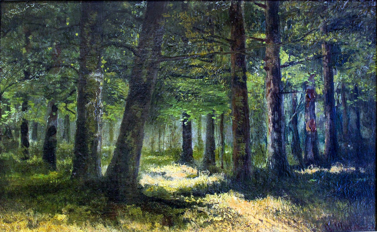 Forest of Anagoria – Ivan Shishkin, 1887, framed
