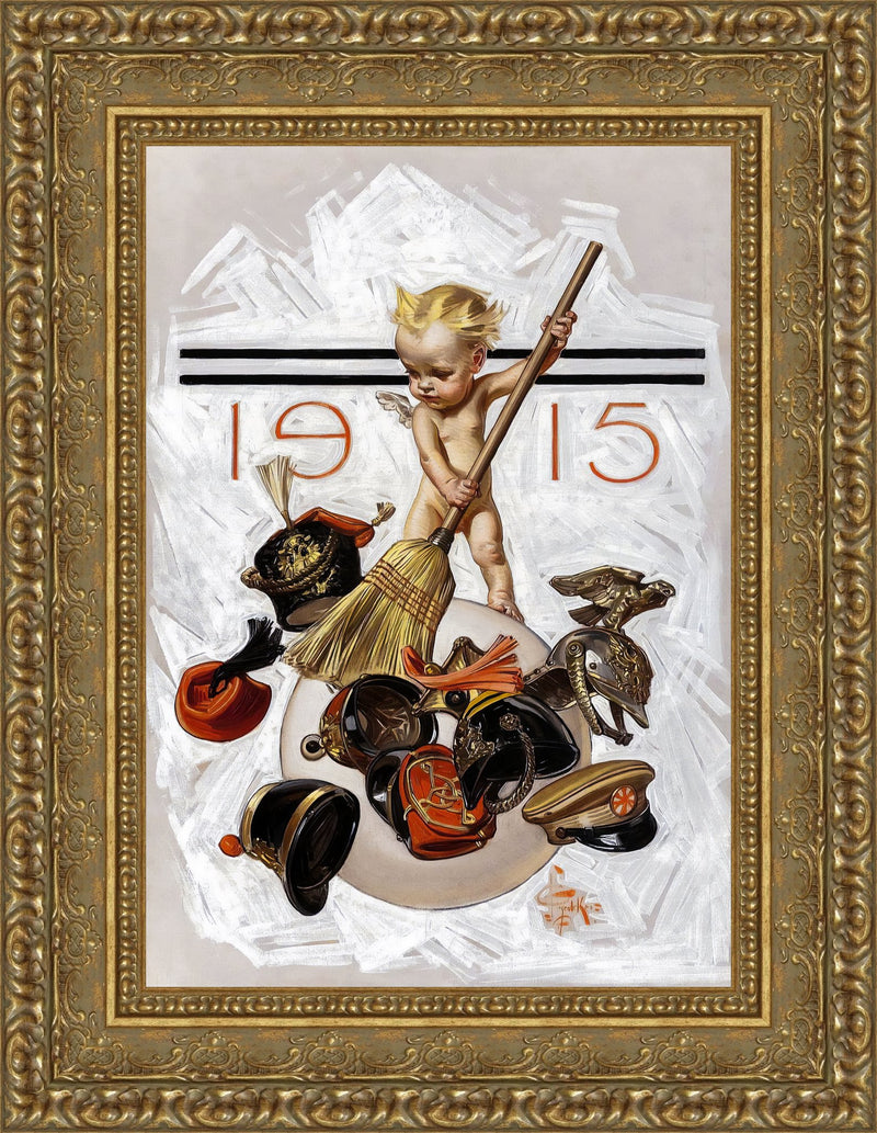 New Year's Baby, 1915 – J. C. Leyendecker, 1914