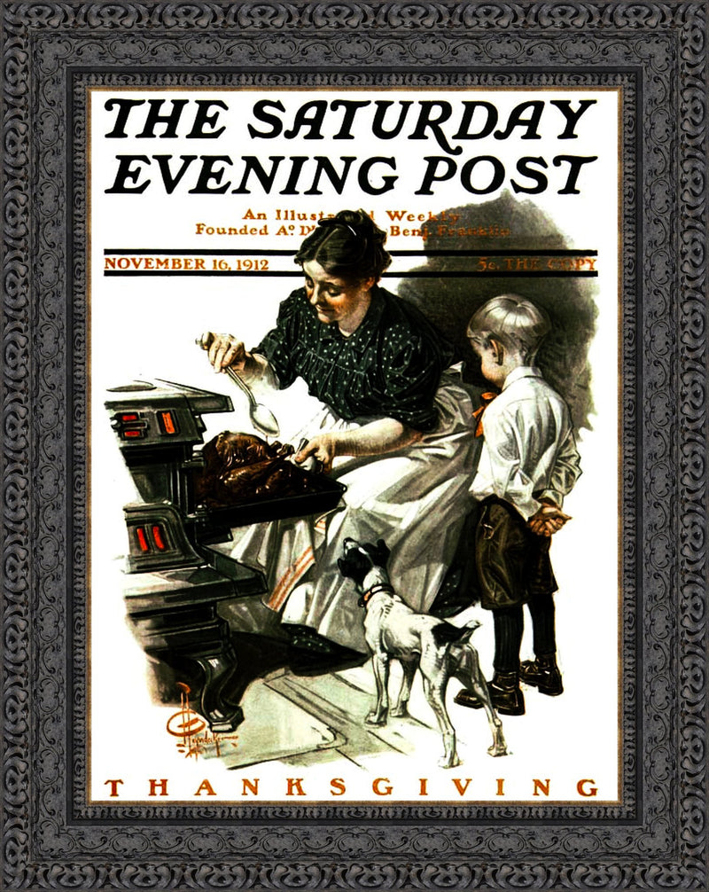 Saturday Evening Post: Thanksgiving – J.C. Leyendecker, 1912