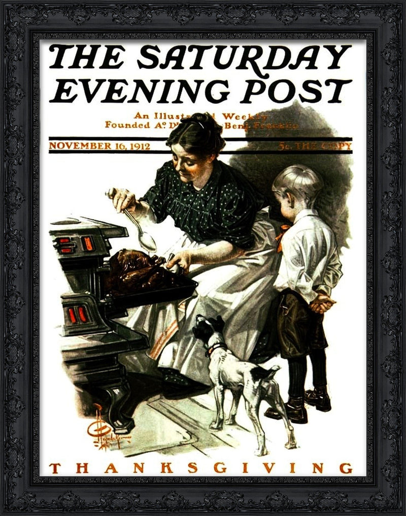 Saturday Evening Post: Thanksgiving – J. C. Leyendecker, 1912