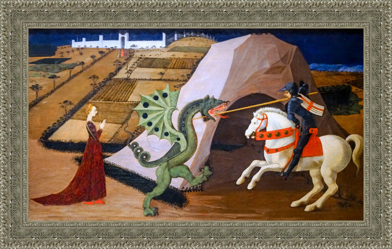 Saint George and the Dragon – Paolo Uccello, c. 1470 (Jacquemart-Andre Version)