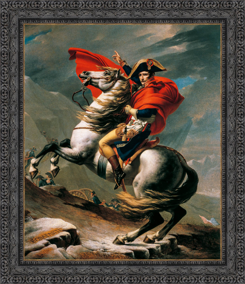 Napoleon Crossing The Alps – Jacques-Louis David, 1801