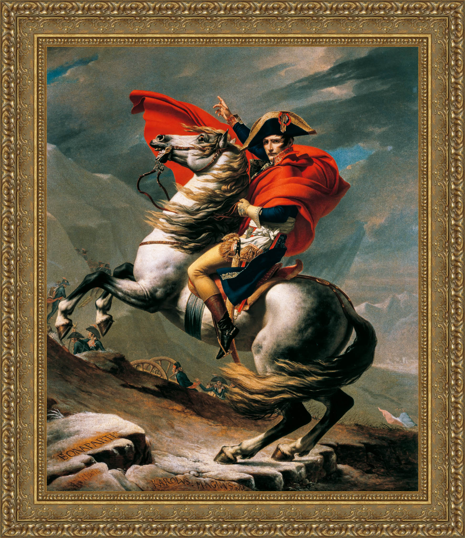Napoleon Crossing The Alps – Jacques - Louis David, 1801 - Canvas Classics