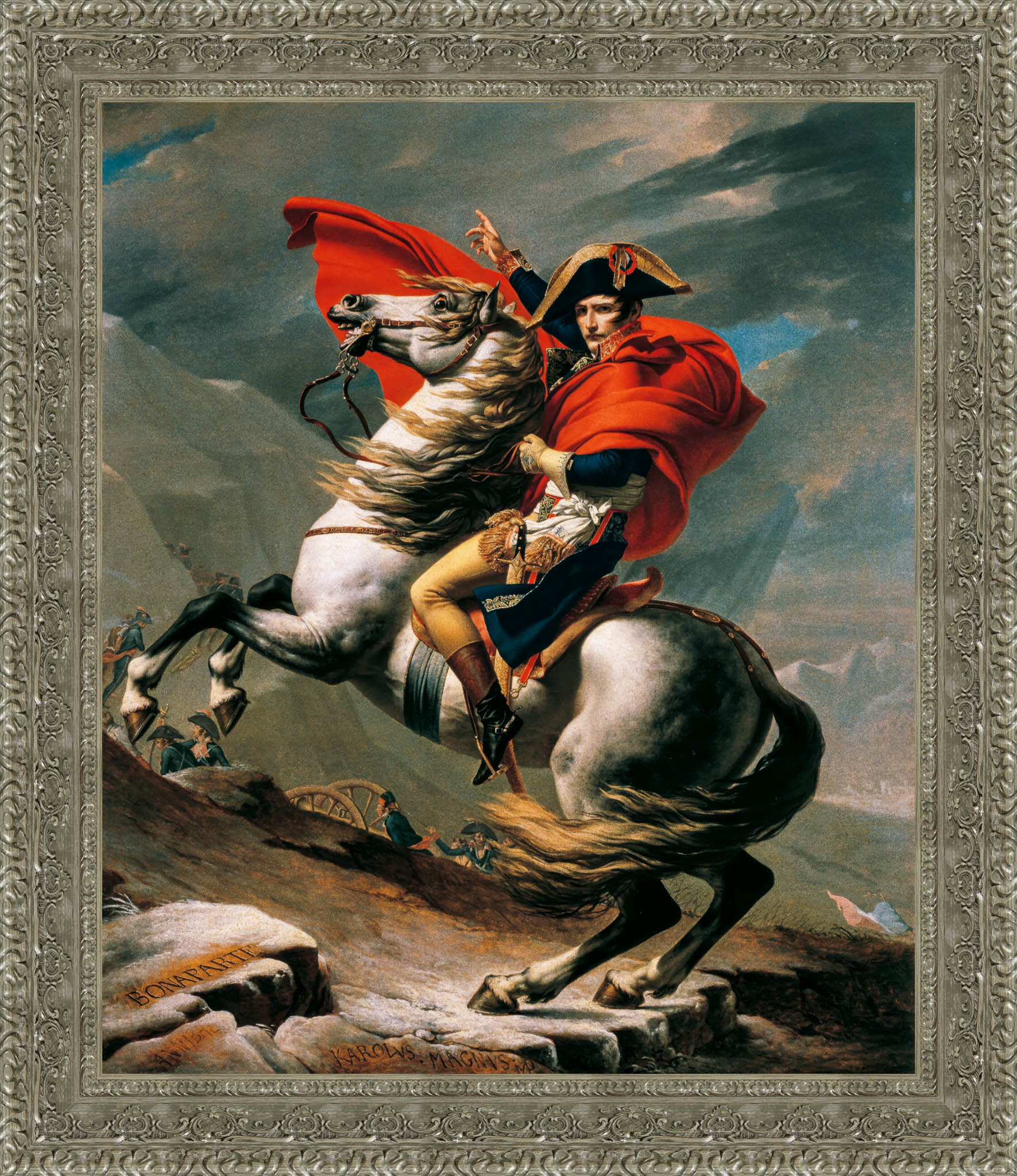 Napoleon Crossing The Alps – Jacques - Louis David, 1801 - Canvas Classics