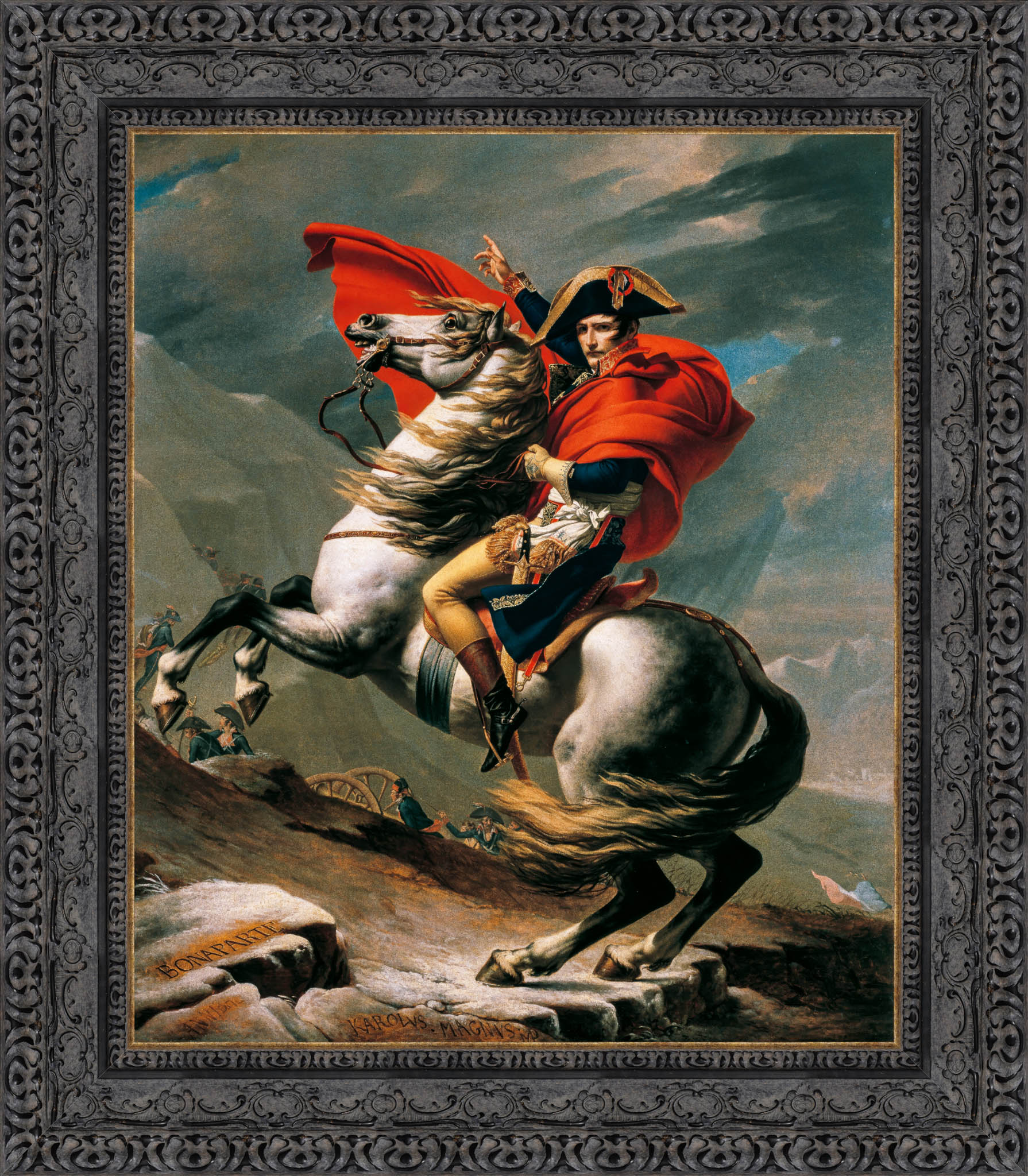 Napoleon Crossing The Alps – Jacques - Louis David, 1801 - Canvas Classics