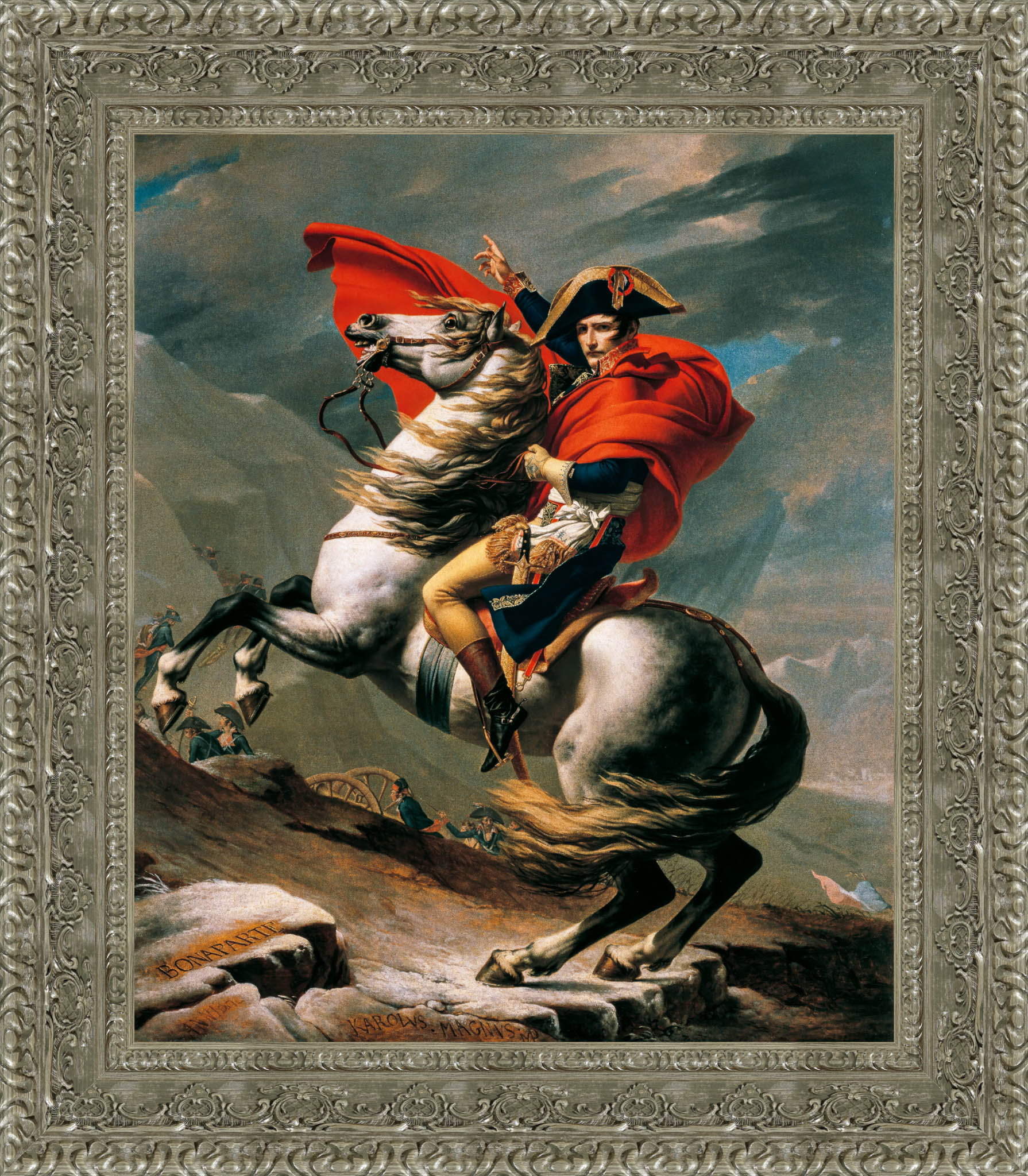 Napoleon Crossing The Alps – Jacques - Louis David, 1801 - Canvas Classics