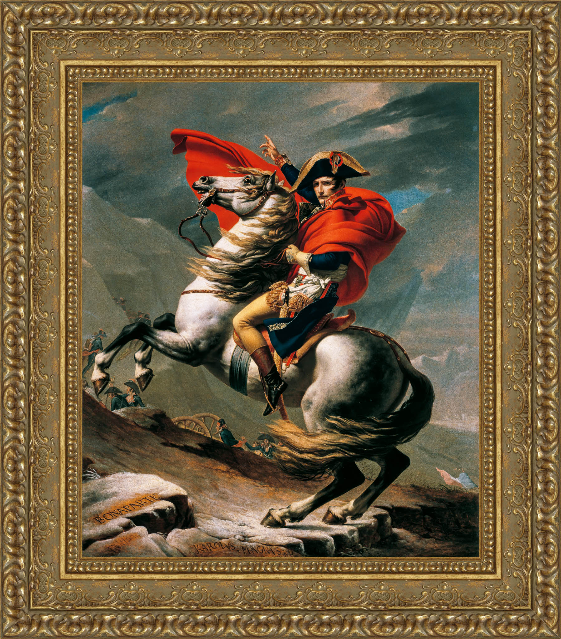 Napoleon Crossing The Alps – Jacques - Louis David, 1801 - Canvas Classics