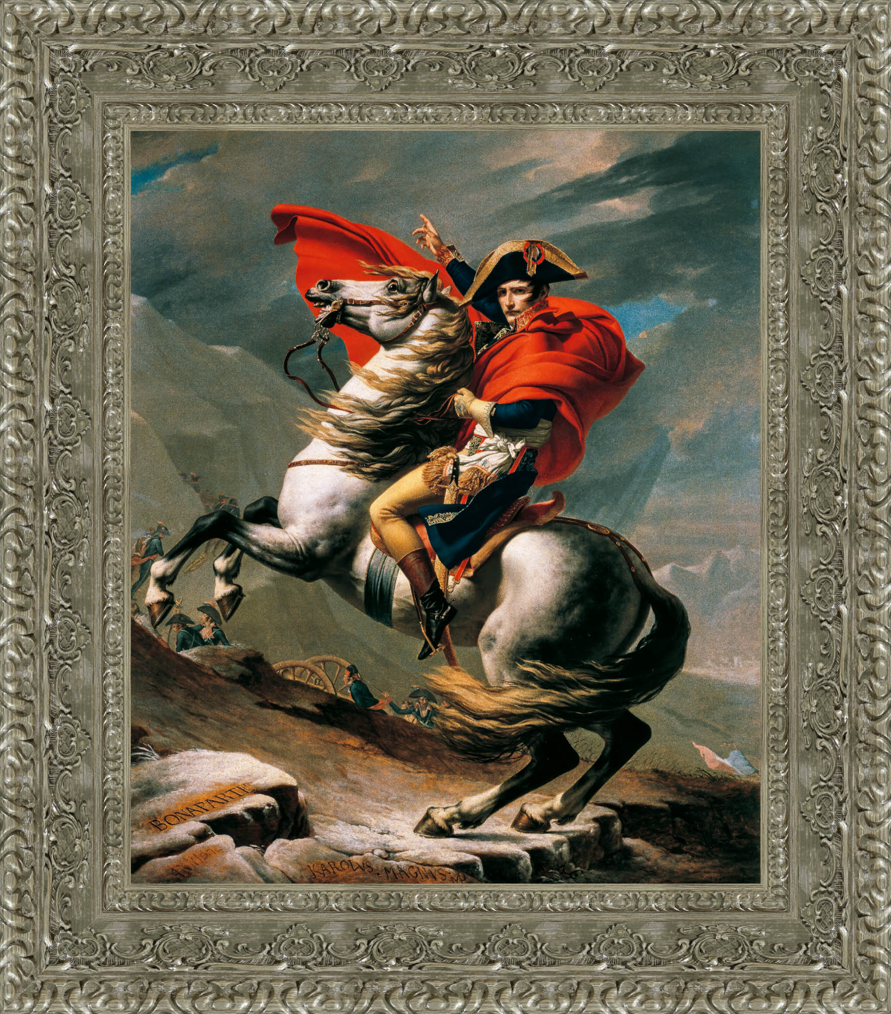 Napoleon Crossing The Alps – Jacques - Louis David, 1801 - Canvas Classics