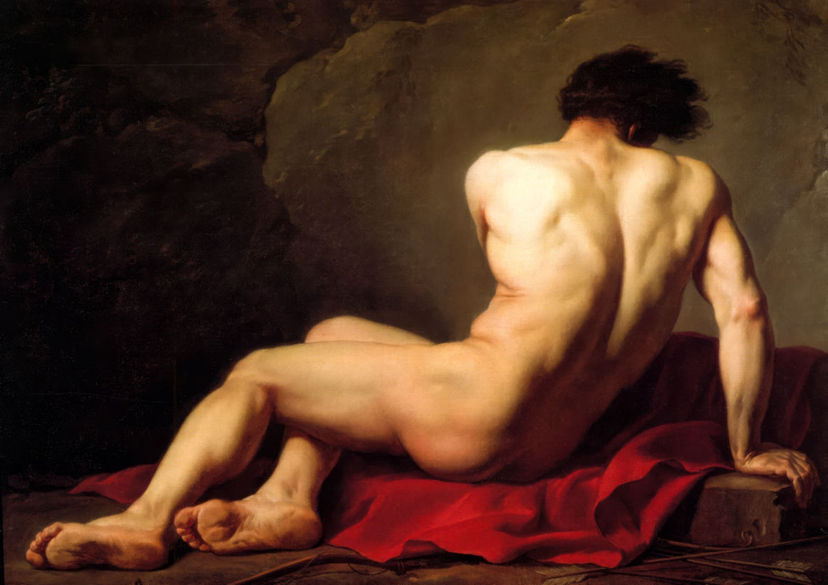 Patrocles – Jacques-Louis David, 1780, framed