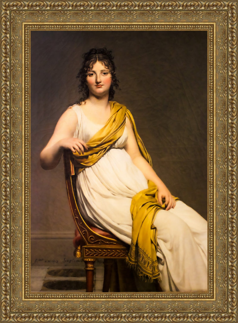 Portrait of Madame de Verninac – Jacques-Louis David, 1799