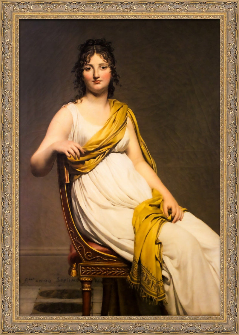 Portrait of Madame de Verninac – Jacques-Louis David, 1799