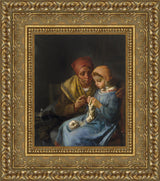 The Knitting Lesson – Jean-François Millet, c. 1869