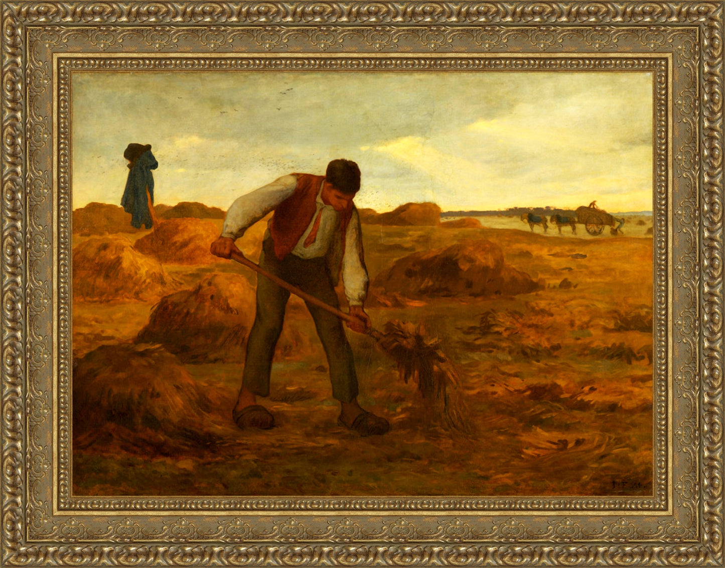 Peasant Spreading Manure