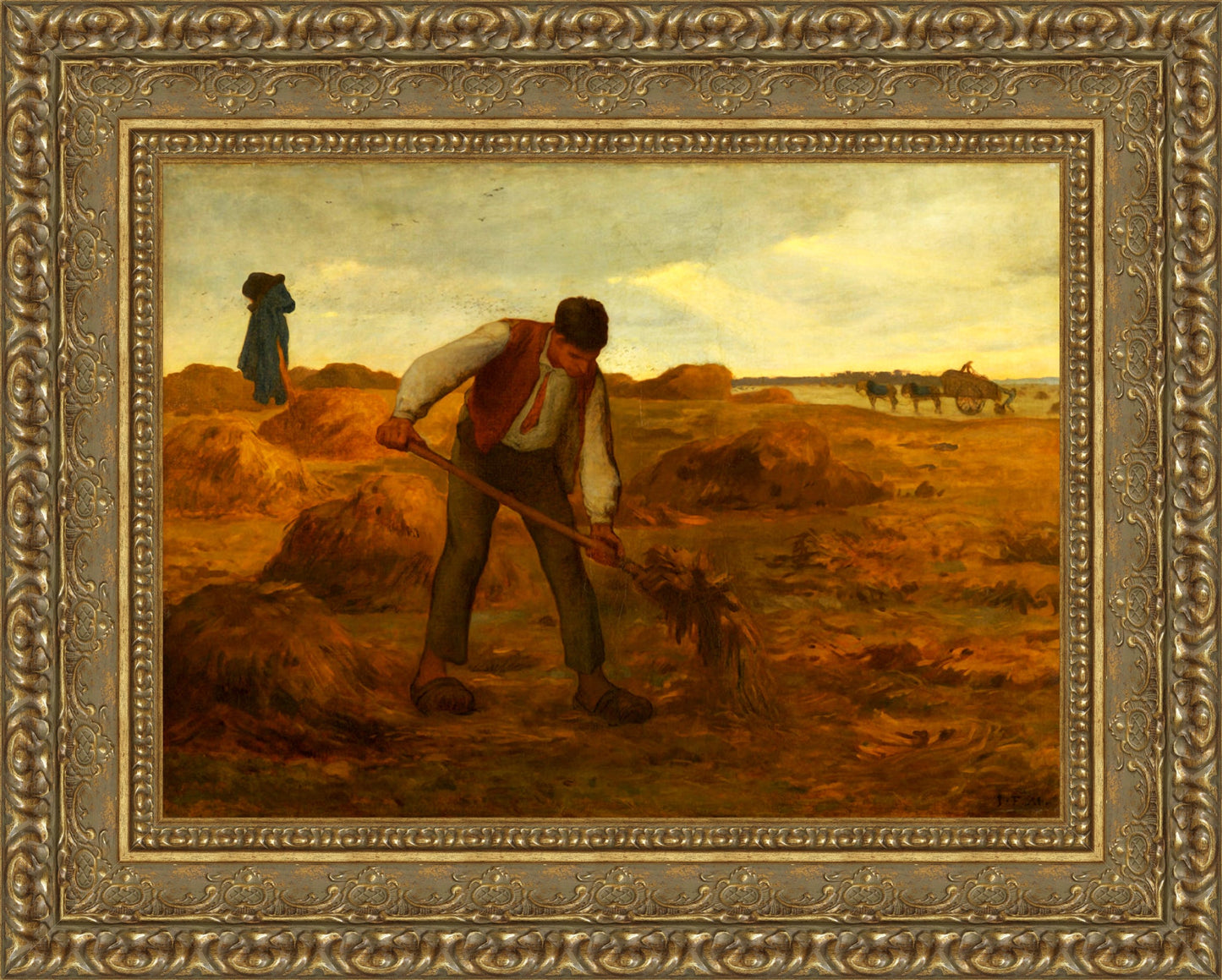Peasant Spreading Manure