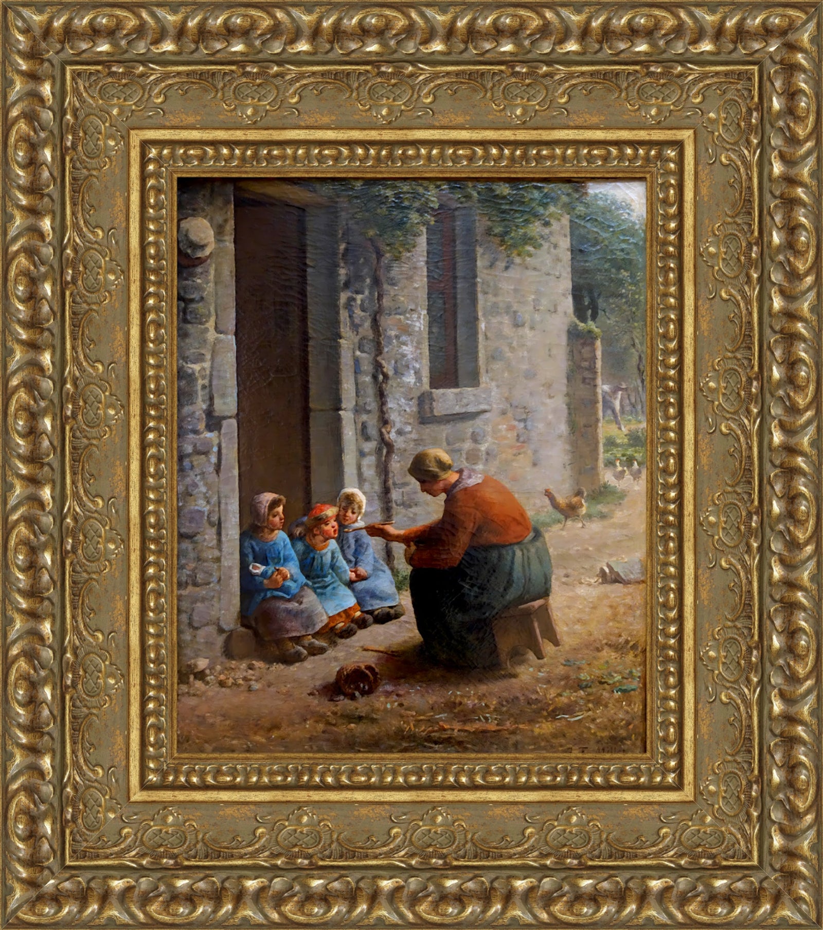 The Beakful – Jean-François Millet, c. 1858-1859