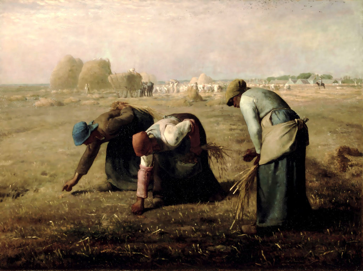The Gleaners – Jean-François Millet, c. 1857, framed