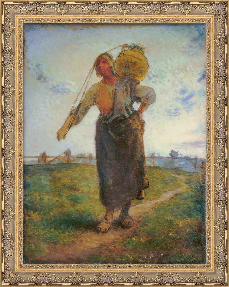 The Norman Milkmaid – Jean-François Millet, c. 1870