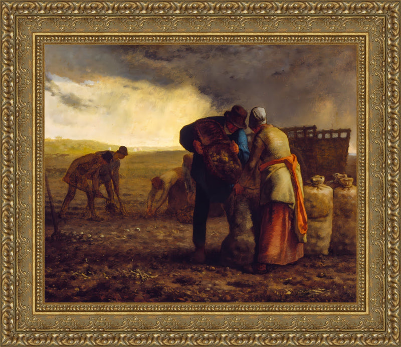 The Potato Harvest – Jean-François Millet, c. 1855
