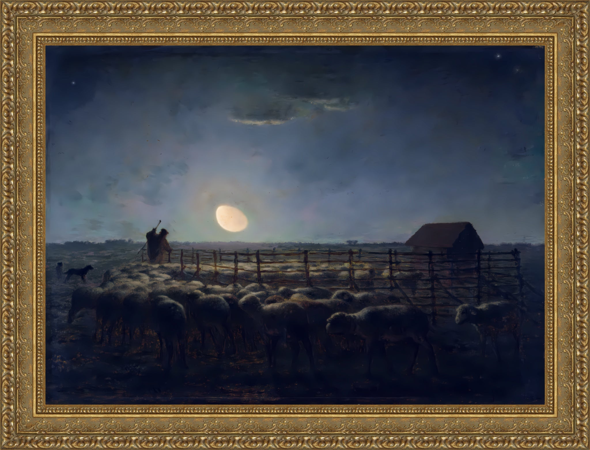 The Sheepfold, Moonlight