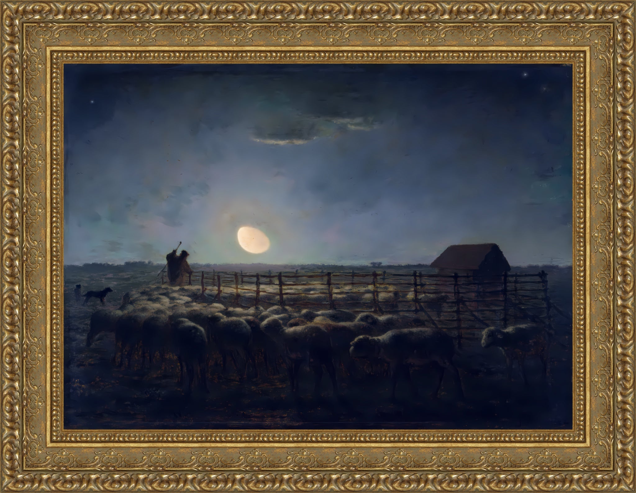 The Sheepfold, Moonlight