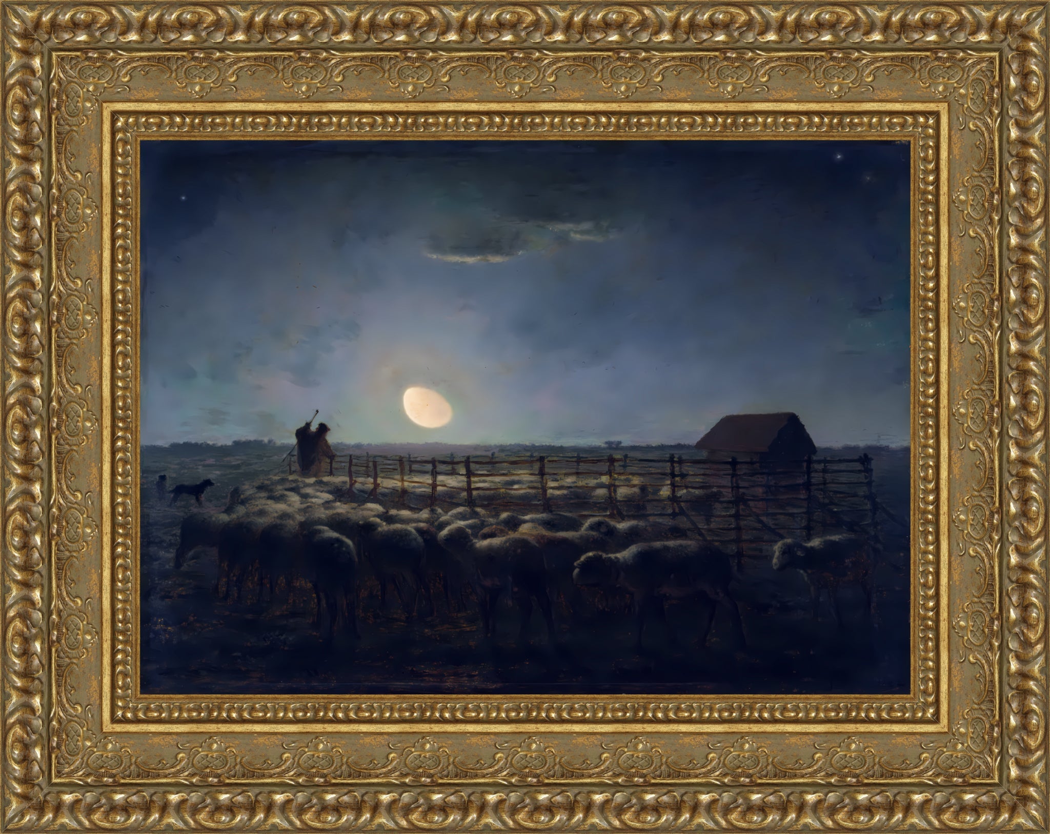The Sheepfold, Moonlight