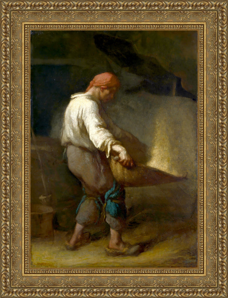 The Winnower – Jean-François Millet, c. 1848