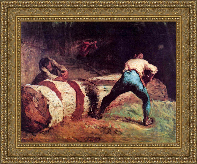 The Wood Sawyers – Jean-François Millet, c. 1850-1852