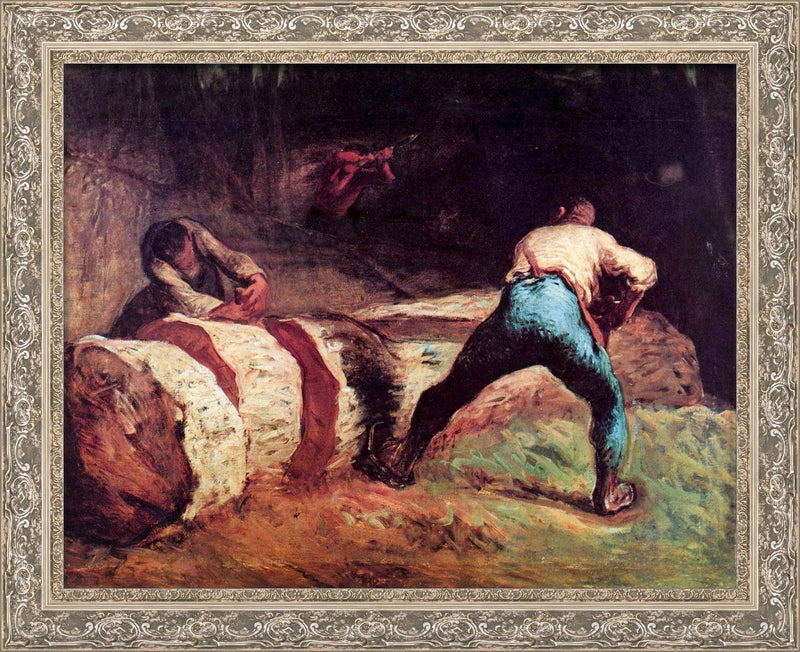 The Wood Sawyers – Jean-François Millet, c. 1850-1852