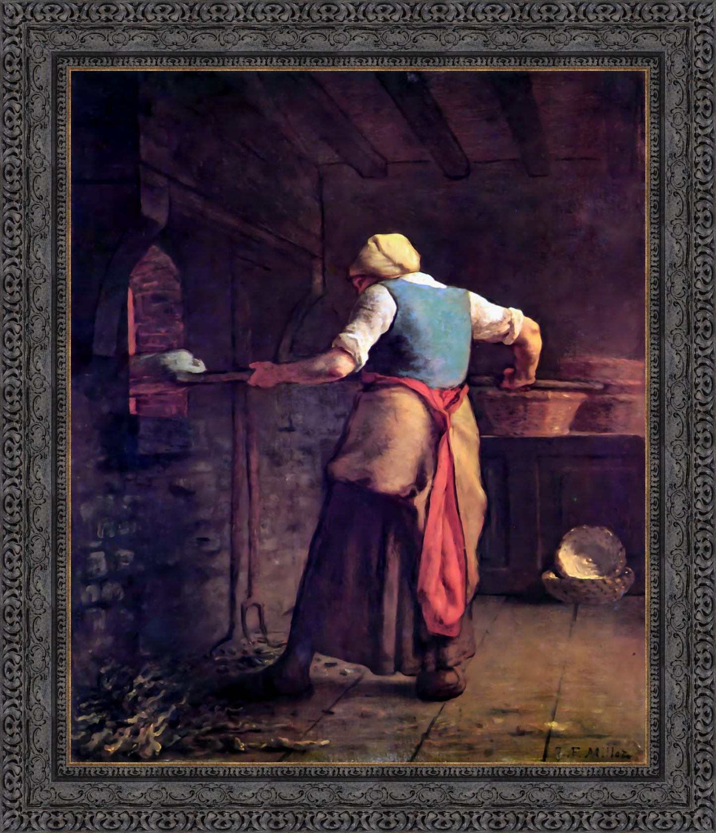 Woman Baking Bread