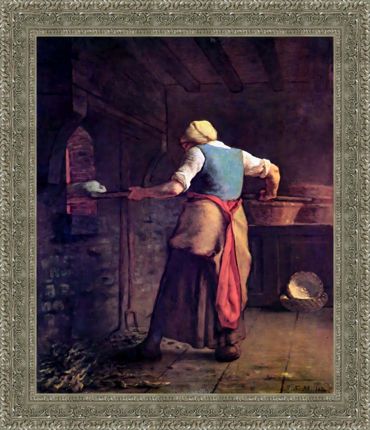 Woman Baking Bread