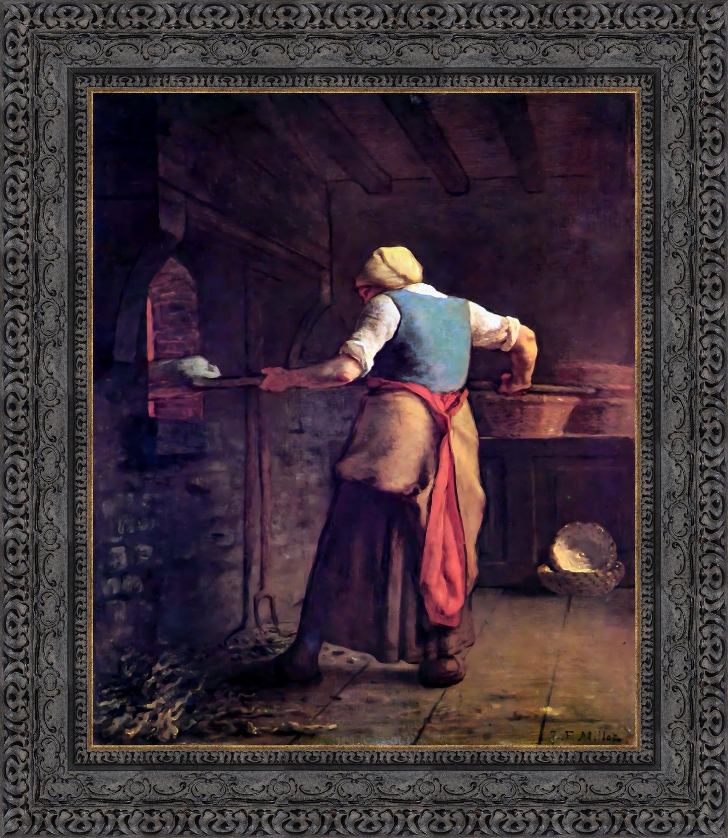 Woman Baking Bread