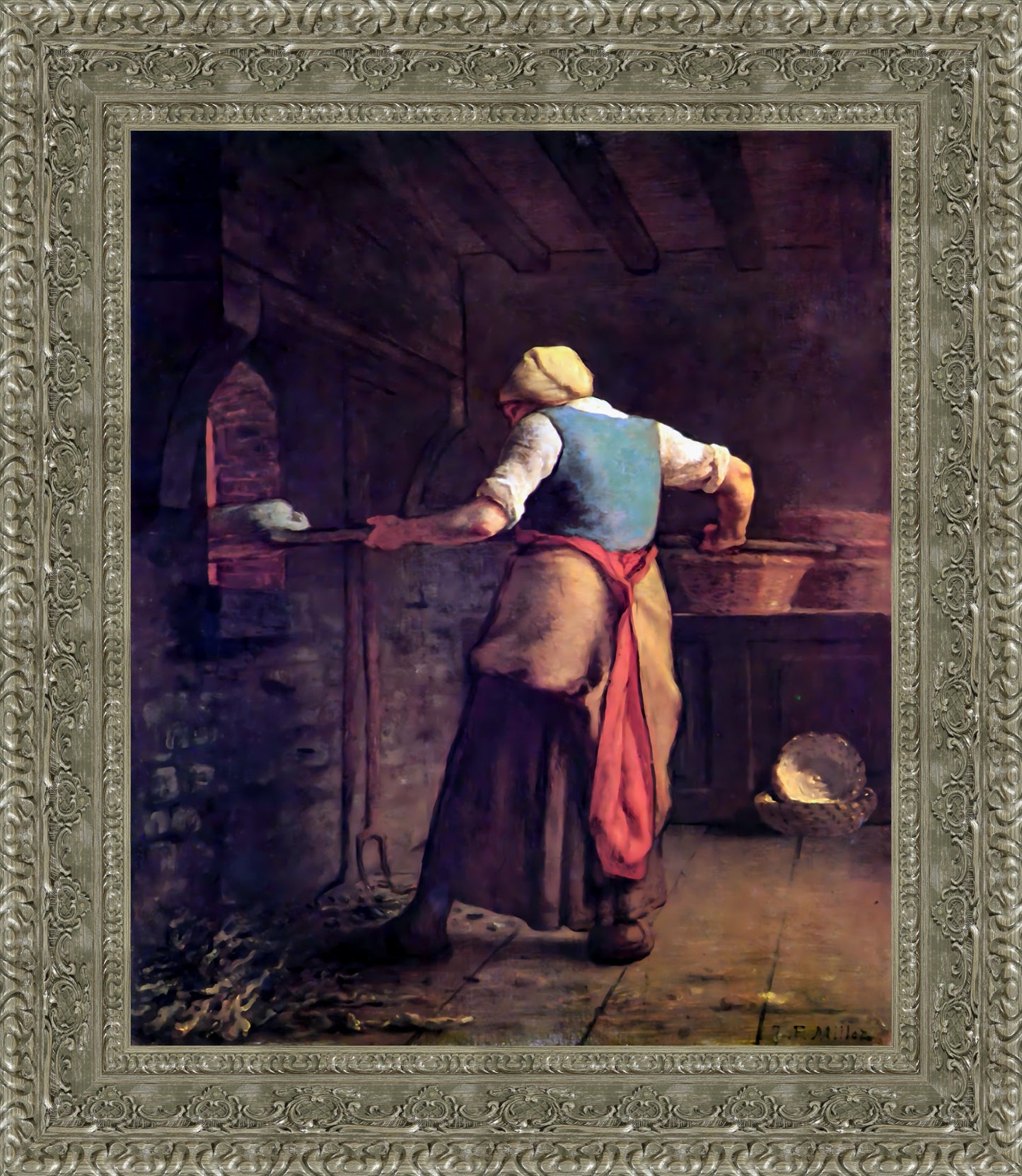 Woman Baking Bread