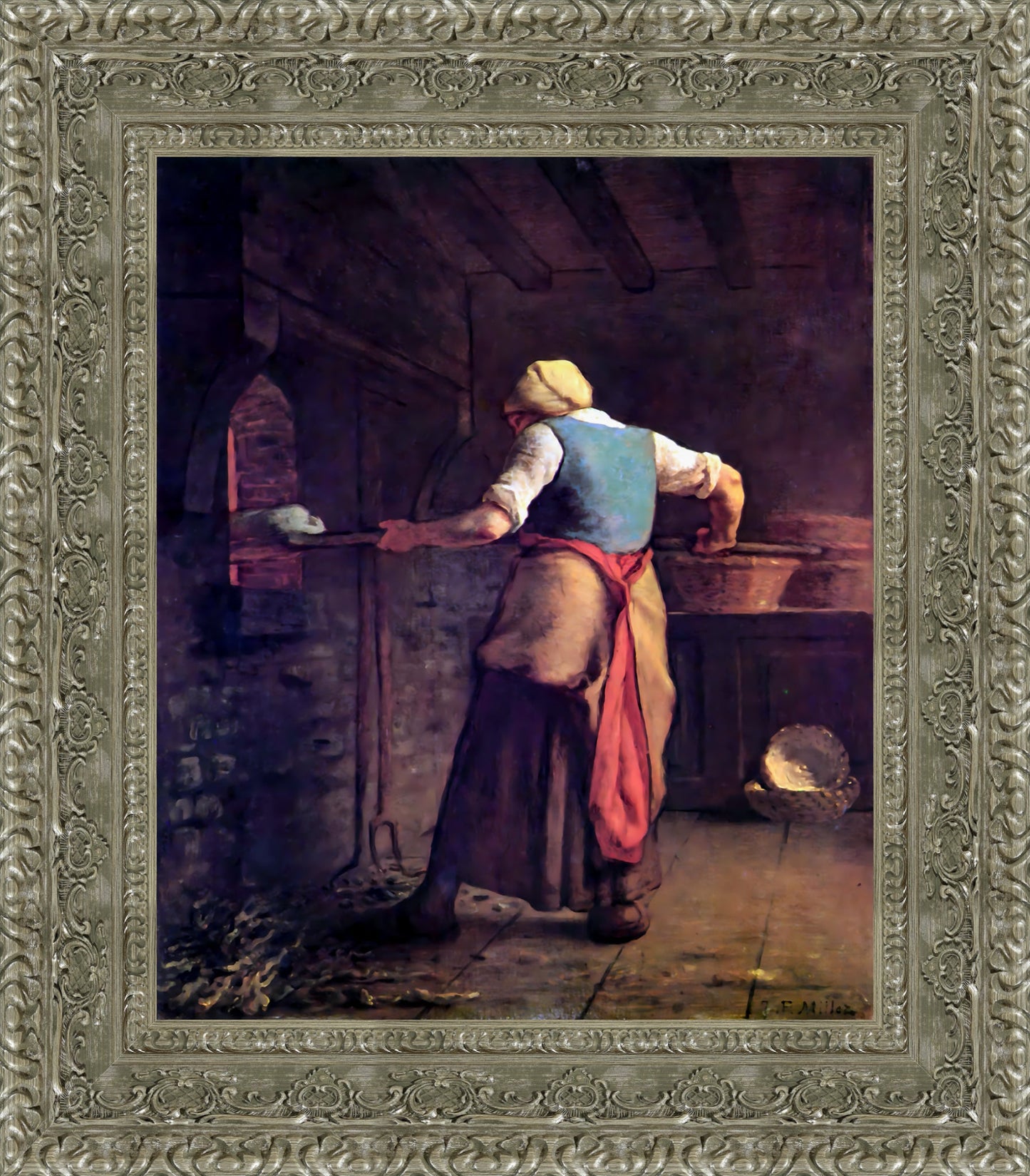 Woman Baking Bread
