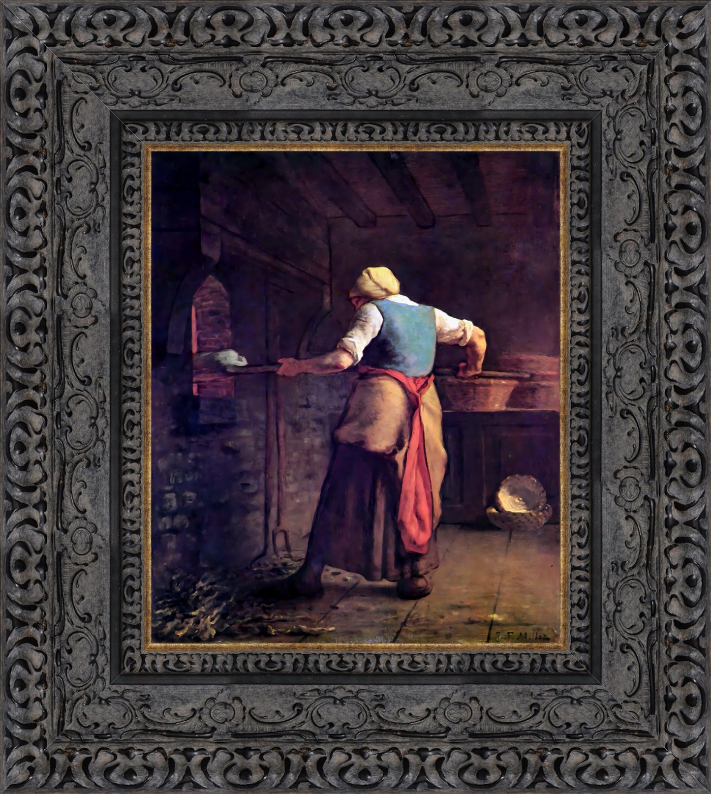 Woman Baking Bread