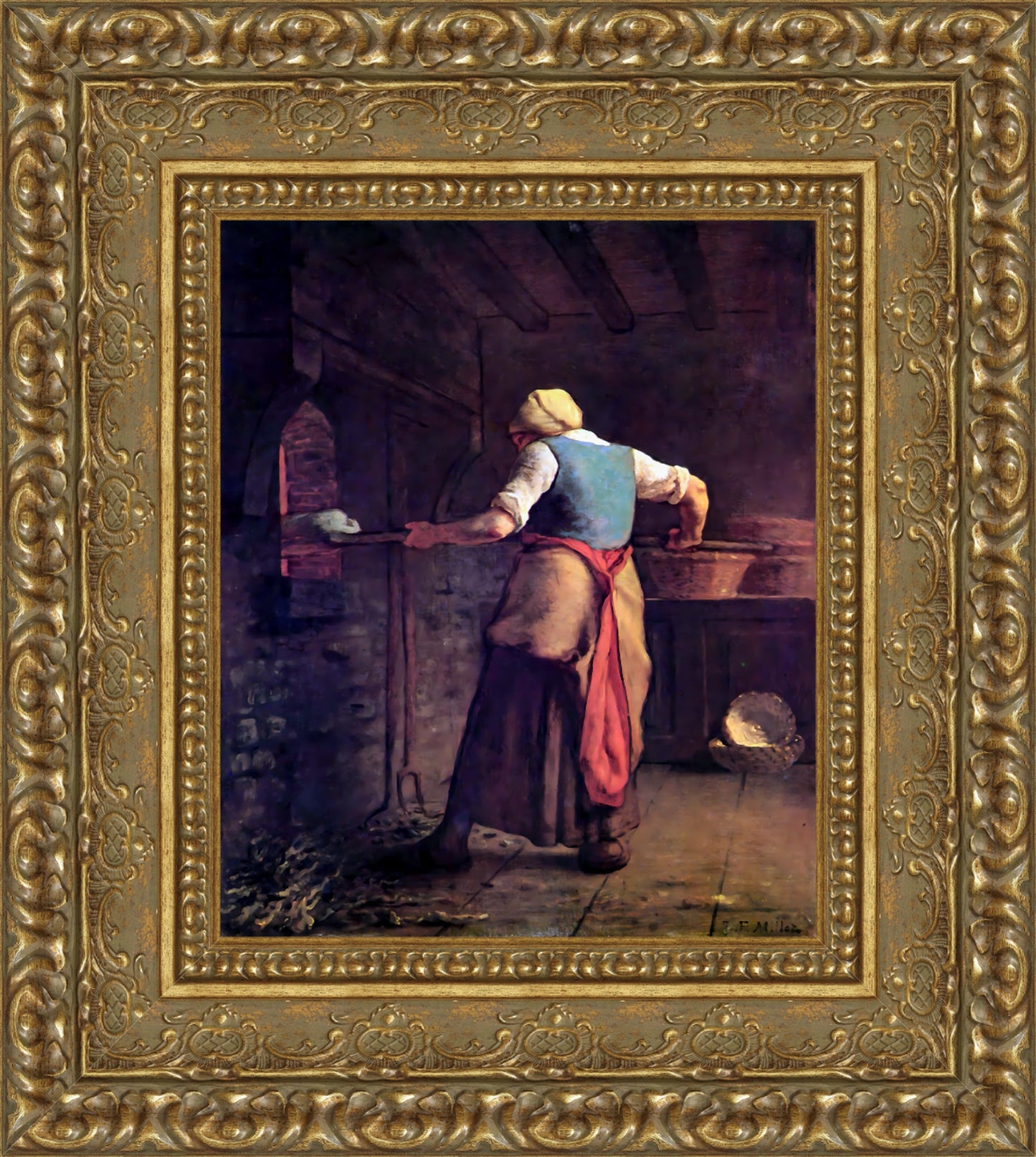 Woman Baking Bread