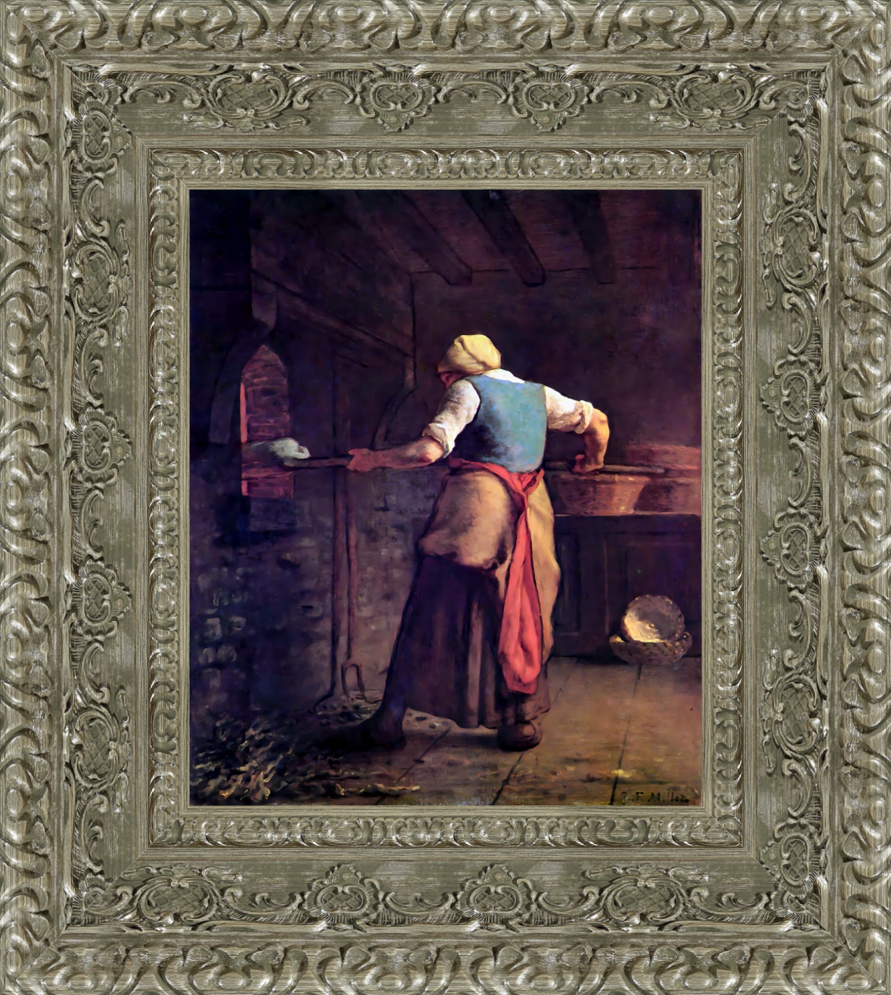 Woman Baking Bread
