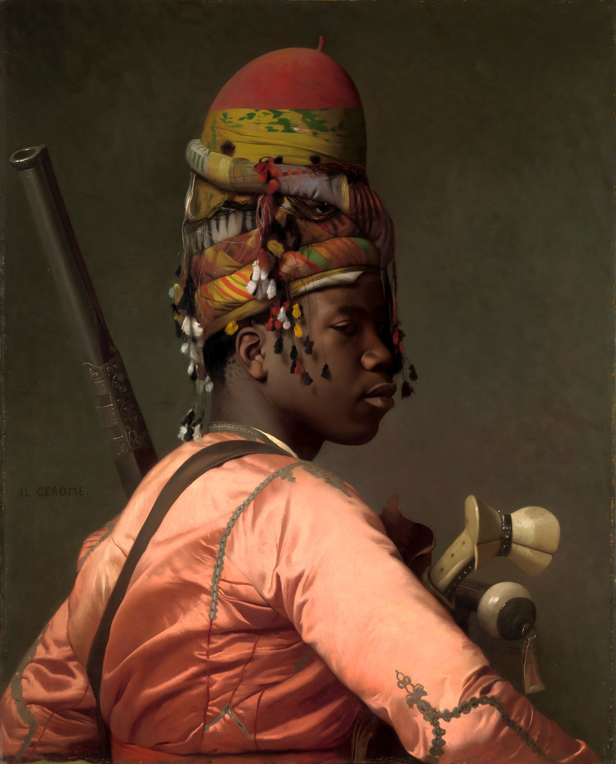 Bashi Bazouk - Jean Leon Gerome, framed