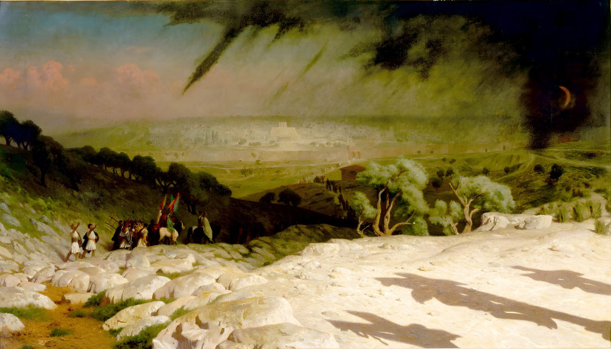 Jerusalem - Jean Leon Gerome, framed