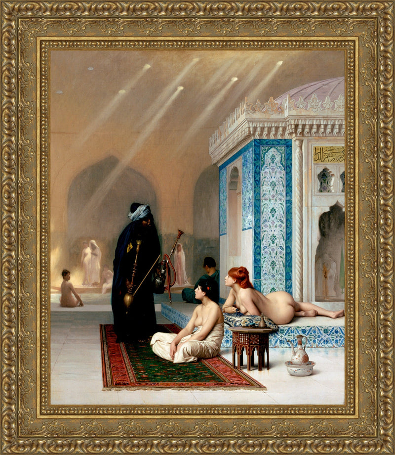 Pool In A Harem - Jean Leon Gerome