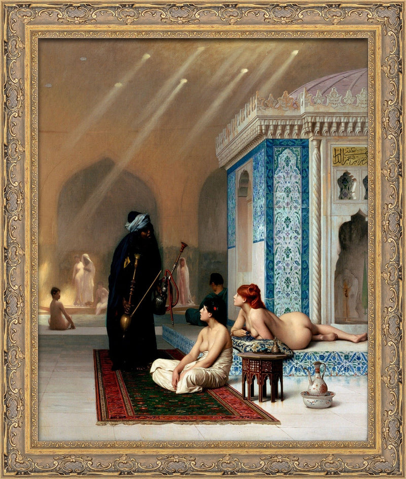 Pool In A Harem - Jean Leon Gerome