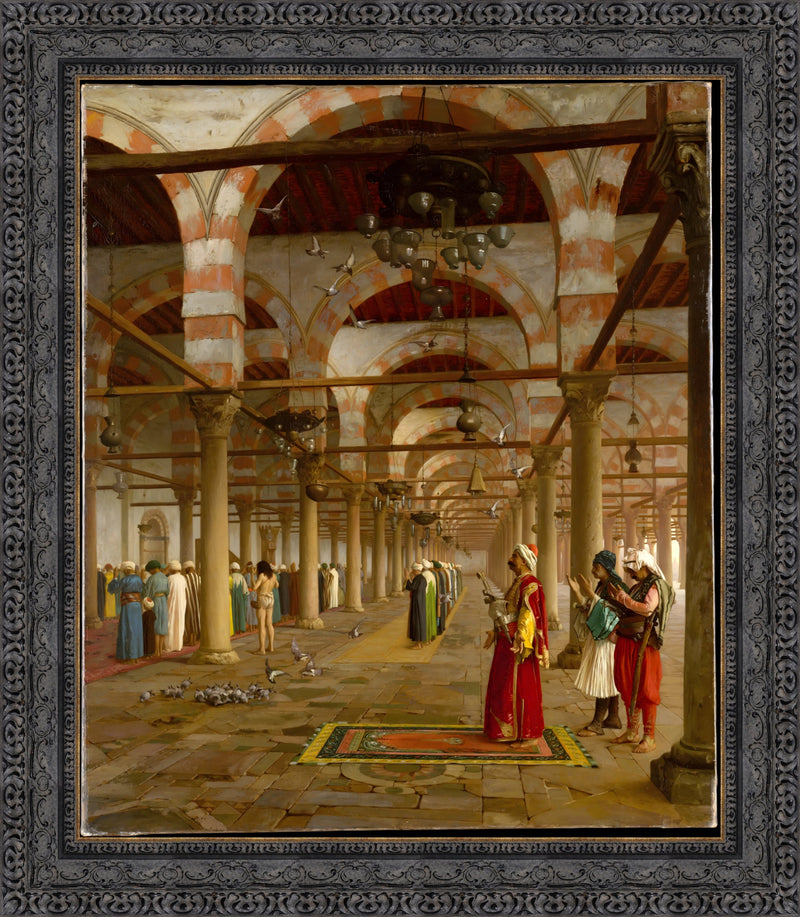 Prayer In The Mosque - Jean Leon Gerome