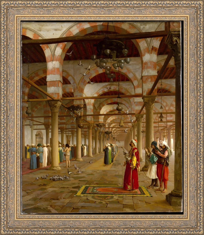 Prayer In The Mosque - Jean Leon Gerome