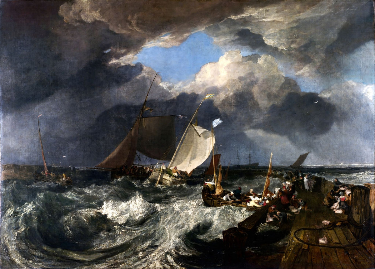 Calais Pier – J.M.W. Turner, 1803, framed