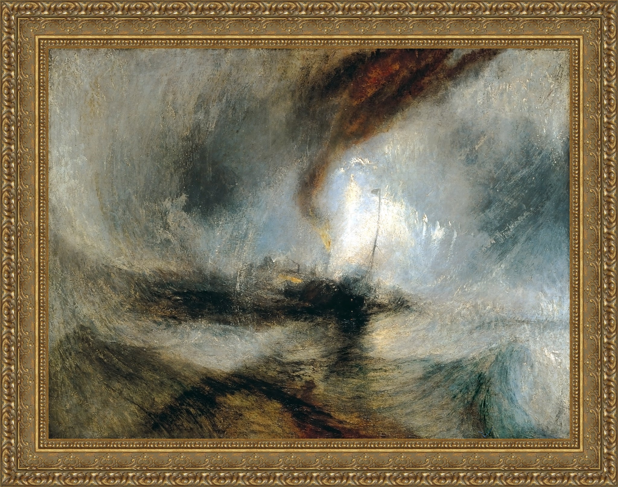 Snow Storm: Steamboat off a Harbour's Mouth