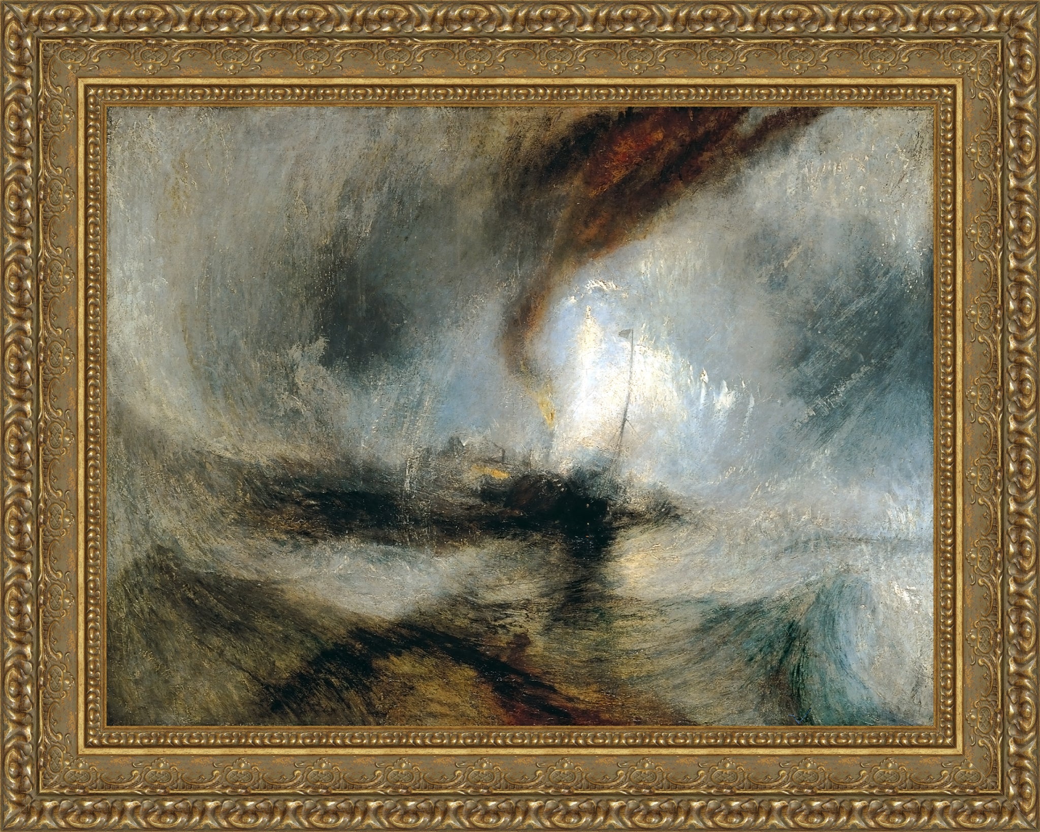 Snow Storm: Steamboat off a Harbour's Mouth