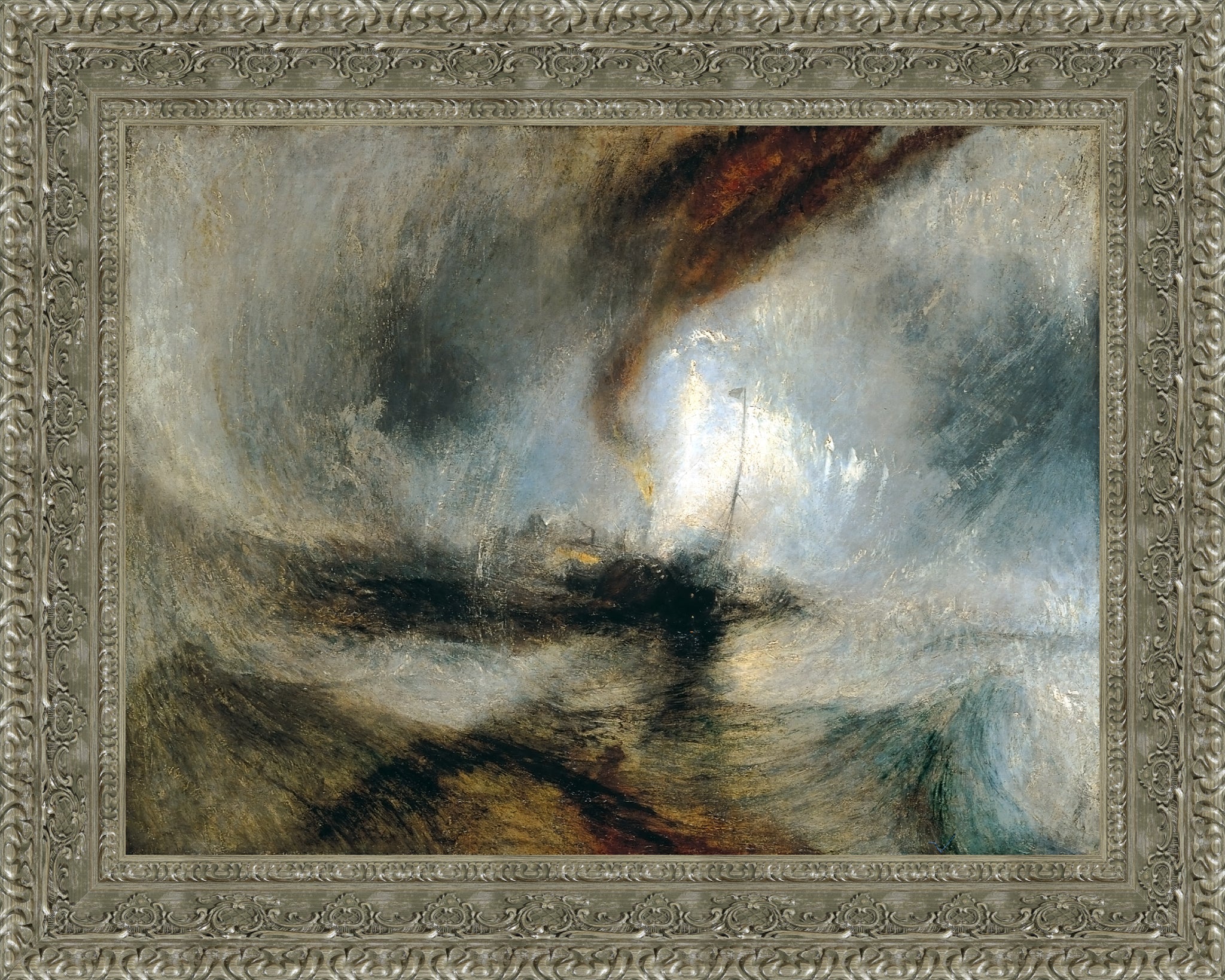 Snow Storm: Steamboat off a Harbour's Mouth