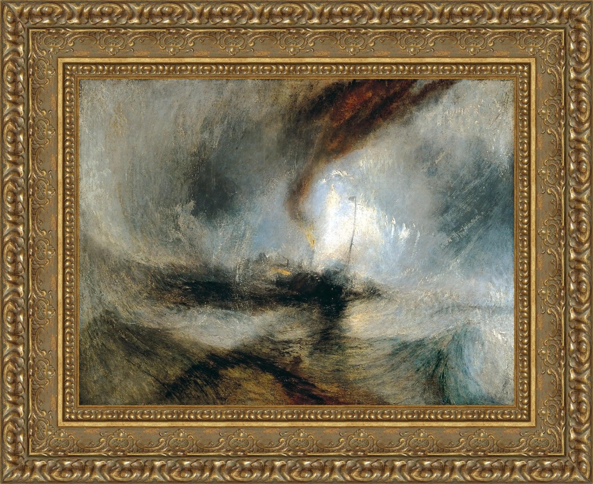 Snow Storm: Steamboat off a Harbour's Mouth