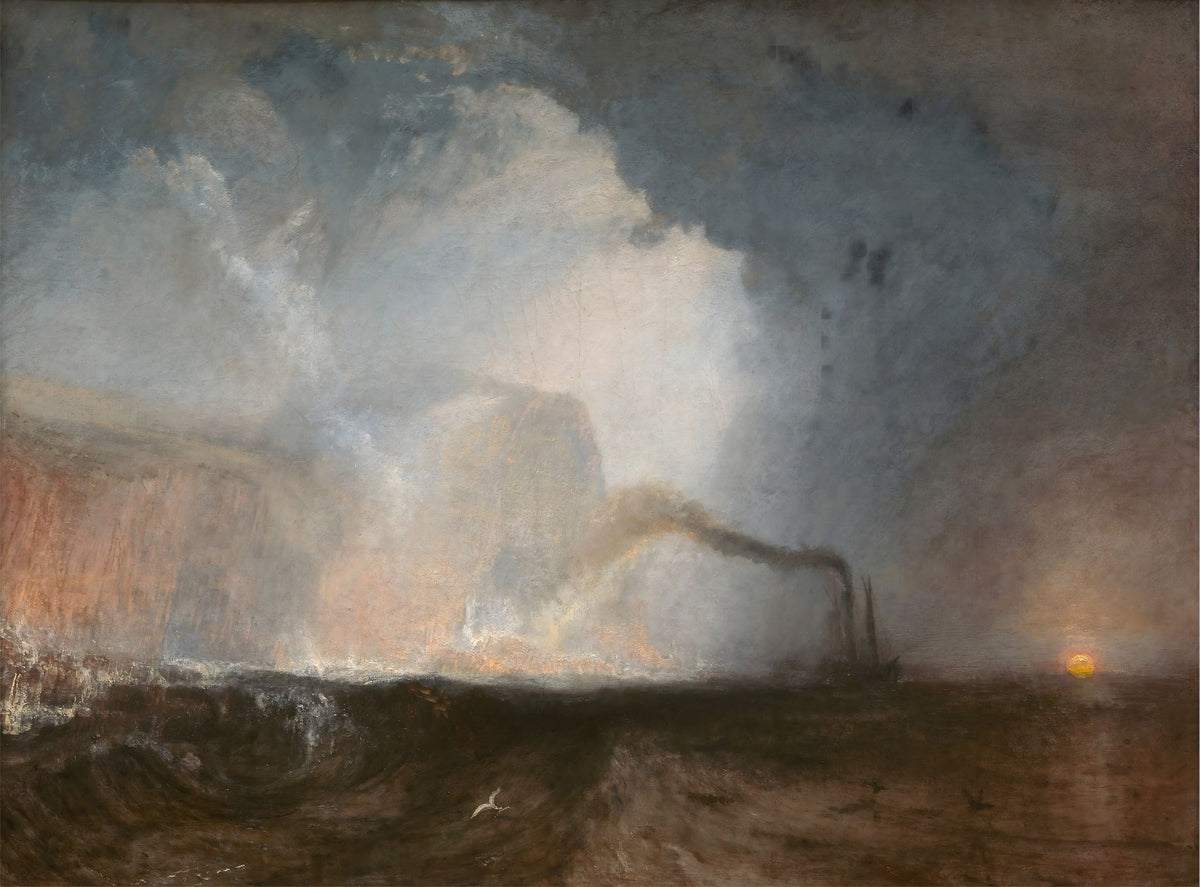 Staffa, Fingal’s Cave – J.M.W. Turner, 1832, framed