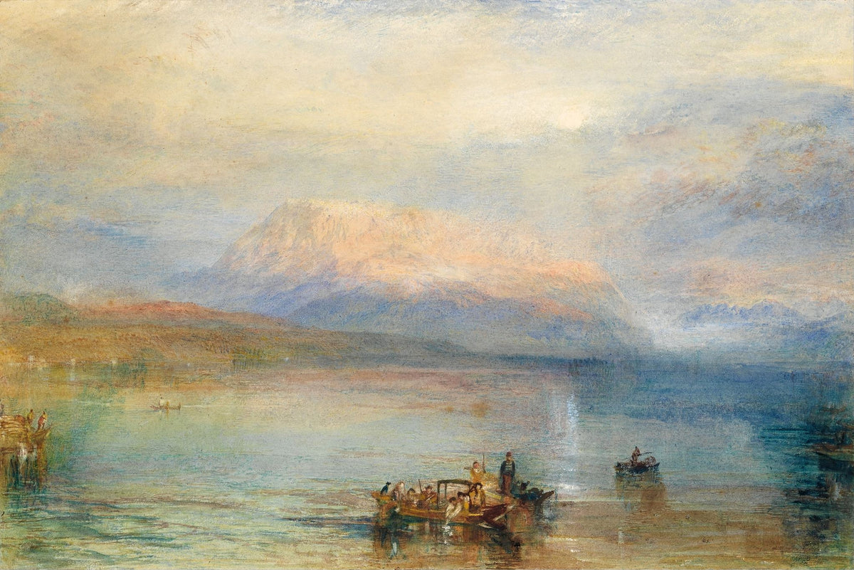 The Red Rigi – J.M.W. Turner, 1842, framed